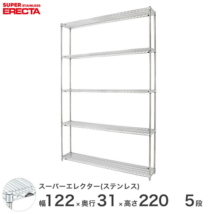 \̔(6{oח\)X`[bN GN^[ bN XeXGN^[ 120~s30~220 5i Vo[ ERECTA  [bN SSS1220PS2200W5