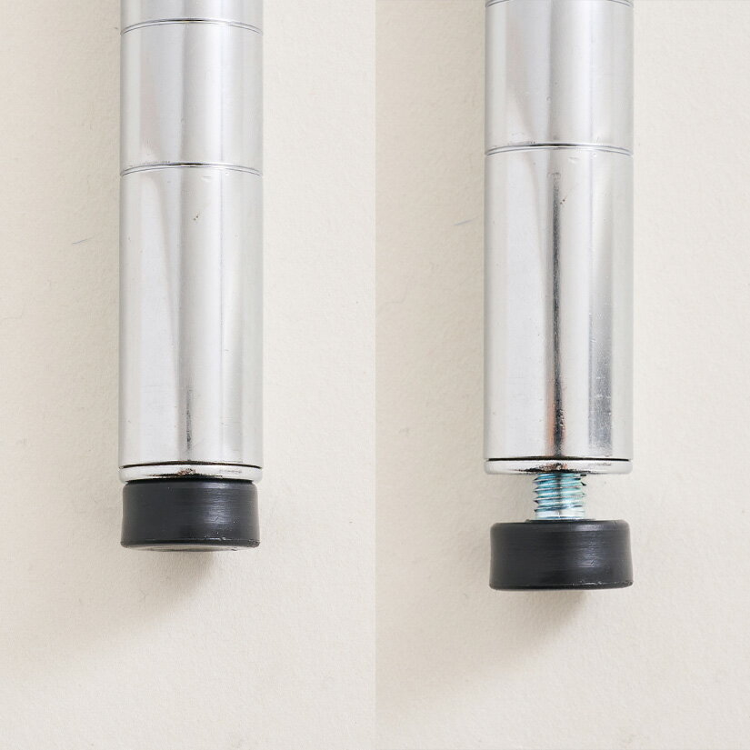 PROFACE プロフェイス クロームメッキポール 高さ180 (高さ178.5cm) 4本セット CP-1800-4 メタル製ラック 頑丈 キッチンラック アルミラック シルバーラック 収納ラック 丈夫 銀ラック パイプラック アイアンラック