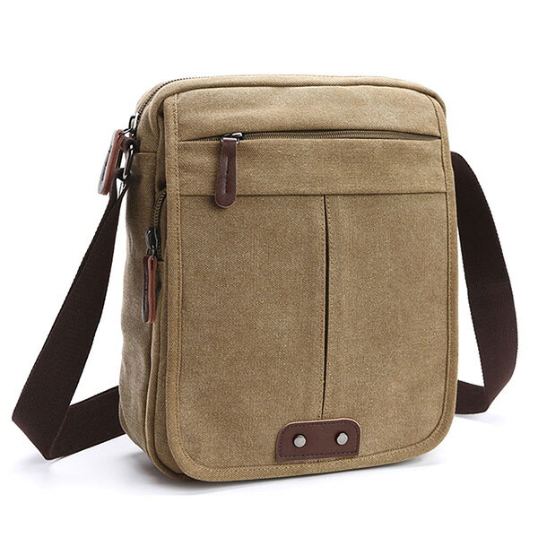 【スーパーSALE割引対象】Perfectbag メッセンジャーバッグ ショルダーバッグ メンズ 男性用 縦型 小さめ 無地 耐久性強いキャンバス ズック 帆布 斜め掛け レディース 男女兼用 通勤 高校生 大学生 通学 アウトドア 小旅行鞄かばん 2サイズ 5色選 父の日ギフトpt perfectbag-10000439 Perfect Bag サンプル画像2