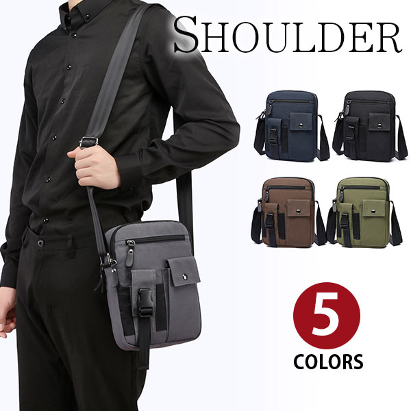 【GW応援クーポン配布中】Perfectbag ショルダーバッグ メッセンジャーバッグ 防水ナイロン メンズ 斜めがけ 細かい仕切り iPadmini収納 軽量 男性用 男女兼用 高校生 大学生 通学 通勤 自転車鞄 5色選択可 ca1109pt