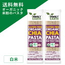 オーガニック グルテンフリー ライス パスタ 米粉 小麦不使用 白米 チアシード入 225g×2個 有機JAS 無添加 無農薬 ジャスミン米 タイ米 ダイエット アレルゲンフリー 低GI スパゲッティ ライスヌードル PERFECT EARTH(パーフェクトアース)