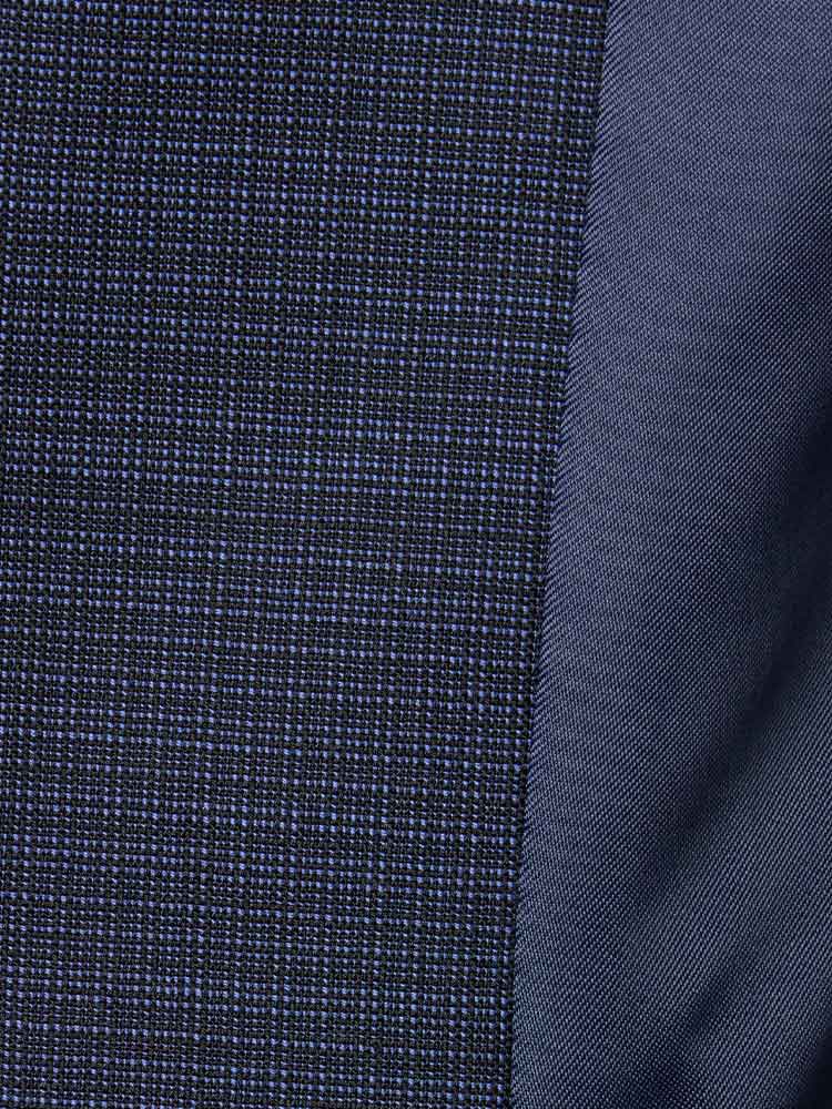 メンズフォーマル ベスト 【リバーシブル】ベスト はけ目×シャドウ ネイビー ネイビー S M L LL ABL ABLL ウール ポリエステル 通年