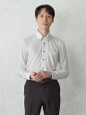 メンズ長袖ワイシャツ 長袖ボタンダウン アイシャツ ベンベルグ ブラック 冷感素材 完全ノーアイロン ストレッチ 汗ジミ防止 抗菌防臭 ややスリム 3780 3...