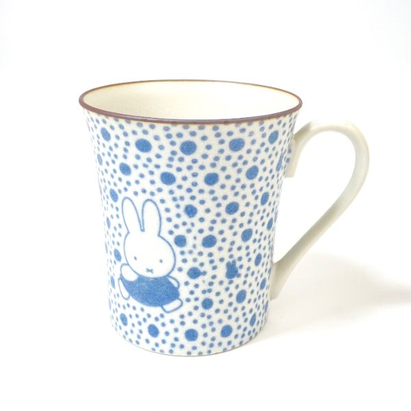 miffy ミッフィー ミッフィー和小紋 マグ 霞小紋 マグカップ コップ ブルー グッズ 日本製