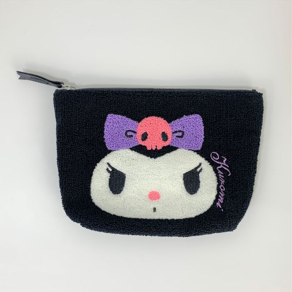 サンリオ クロミ サガラポーチ BK 小物入れ ポーチ ブラック グッズのサムネイル