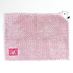 PEANUTS スヌーピー MICRO MOLE BATH MAT バスマット マイクロモール 吸水 速乾 お風呂マット ピンク グッズ