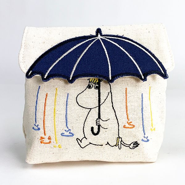 ムーミン Moomin 雨と傘 ポーチ 小物入れ MOOMI