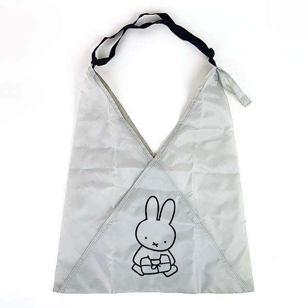 ミッフィー miffy A-BAG グレー バッグ Aライン あずま袋 エコバッグ コンパクト グレー グッズ