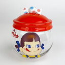 楽天キャラグッズ PERFECT WORLD TOKYOPEKO ペコちゃん Peko キャンディポット お菓子入れ キッチン 食器 ガラスポット ポット 飴 キャンディ ホワイト グッズ