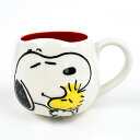 PEANUTS スヌーピー snoopy face mug スヌーピー&ウッドストック マグ マグカップ 食器 キッチン レッド