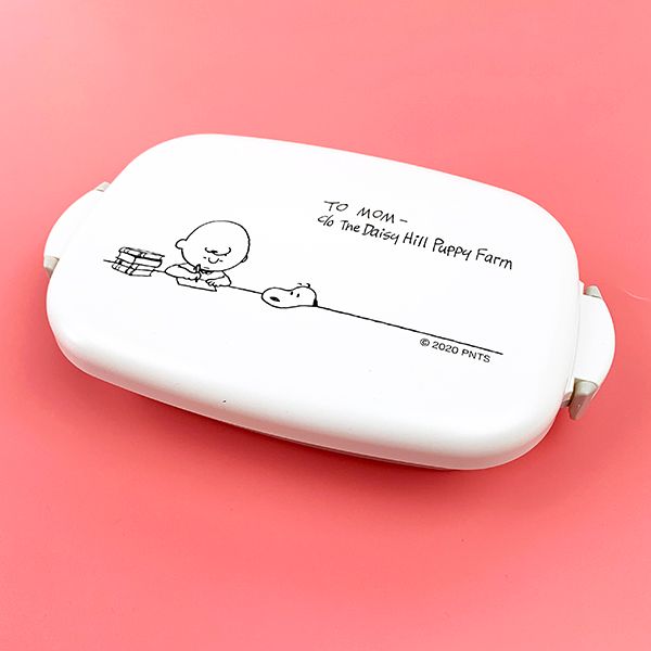 SNOOPY スヌーピー カフェランチ STUDY お弁当箱 弁当箱 ランチ 白 グッズ