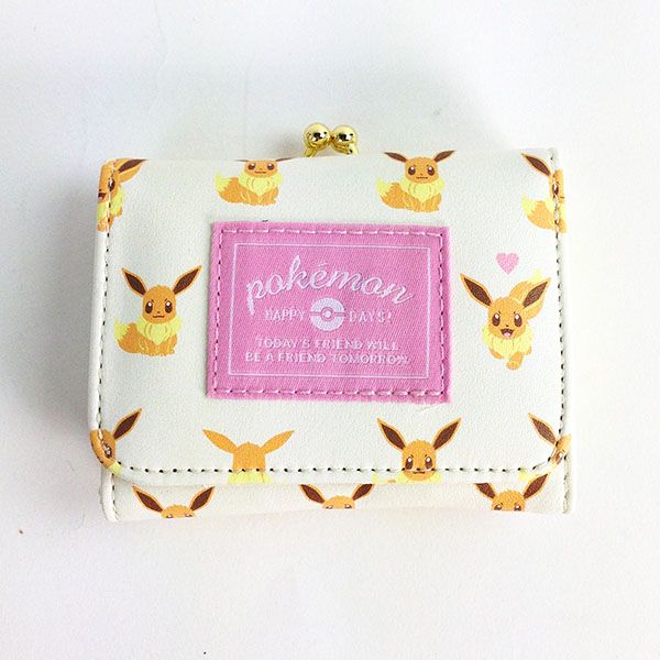 ポケモン イーブイ コンパクト財布 イーブイ 財布 コンパクト財布 三つ折り財布 がま口 ポケモン イーブイ ホワイト グッズ(MCOR) クリスマス プレゼント ギフト 誕生日 新年会 忘年会 送別会 イベント ラッピング可のサムネイル