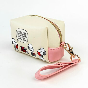 PEANUTS スヌーピー ミニミニポーチ ブック刺繍SN グッズ (MCOR)