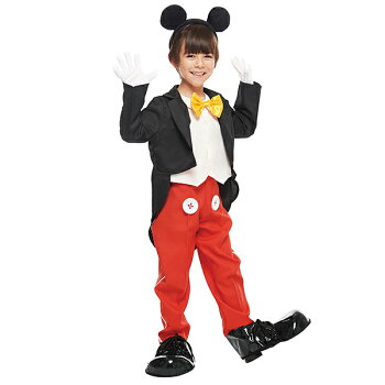 ルービーズ(Rubie's) 子ども用 ミッキーマウス ミニーマウス ディズニー コスチューム 子供 男の子用 ミッキー M：対象年齢/8~9歳対応身長/120~140cmまで ディズニー公式アイテム コスプレ Dハロ ハロウィン パーティ 本格 仮装