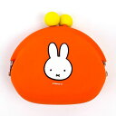 ミッフィー ポチ ミッフィー フェイス 小物入れ コスメ入れ 化粧ポーチ ORANGE