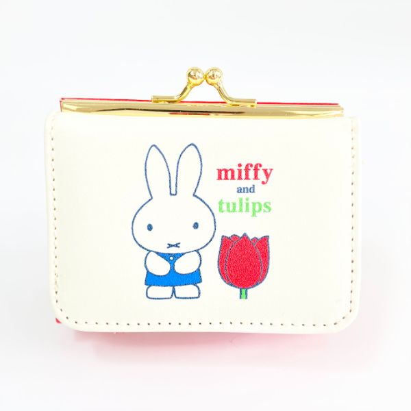 ミッフィー チューリップ miffy and tulips 財布 RD コンパクト財布 三つ折り財布 レッド グッズ (MCOR)