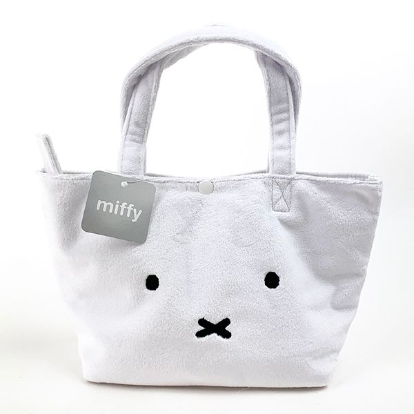 ミッフィー もこもこ2wayバッグmiffy WH 保冷バッグ ランチバッグ ホワイト グッズ