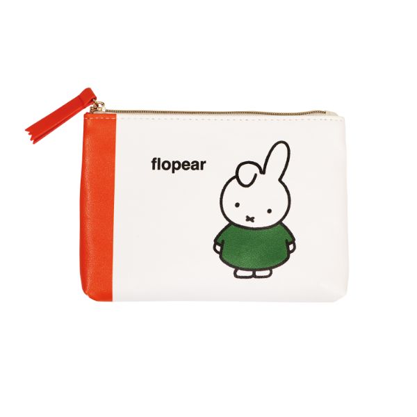 ミッフィー miffy ポーチ(ダーン) 絵本シリーズ ホワイト Dick Bruna