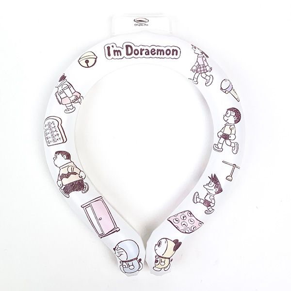 ドラえもん 涼感リング(L) I’m DORAEMON ホワイト