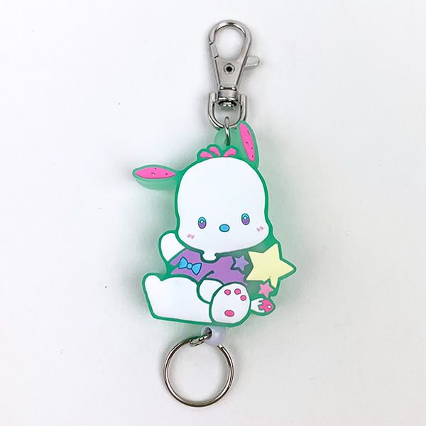 サンリオ ポチャッコ ゆめふわラバーキーホルダー グリーン Sanrio