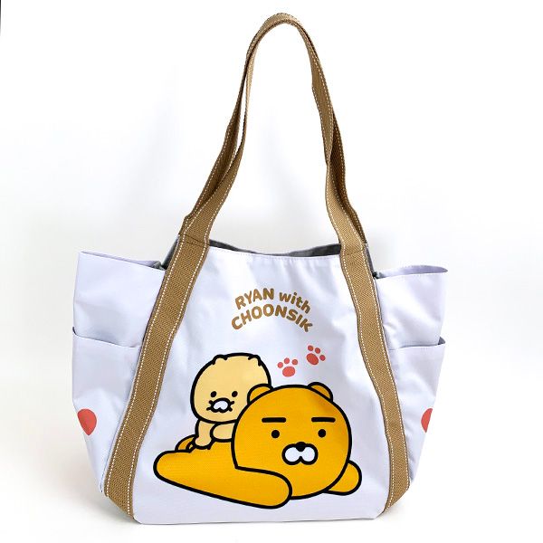 カカオフレンズ KAKAO FRIENDS バルーントートバッグ かばん おでかけ アイボリーのサムネイル