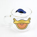 ディズニー 耐熱ガラスマグ ドナルドダック マグカップ ギフト おそろい キッチン ランチ