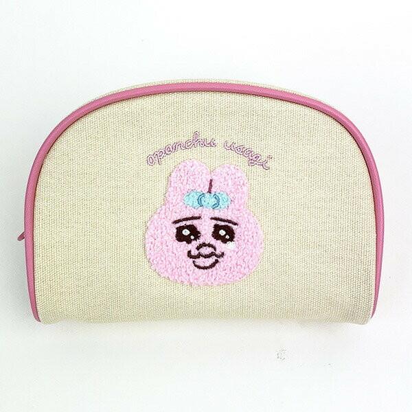おぱんちゅうさぎ サガラ刺繍ラウンドポーチ （なみだ） 小物入れ 化粧ポーチのサムネイル
