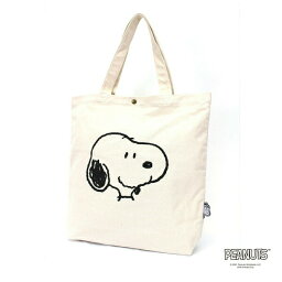 スヌーピー トートバッグ フェイス SNOOPY