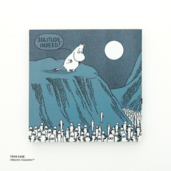 ムーミン LEDキャンバスアート (ブルー) MOOMIN