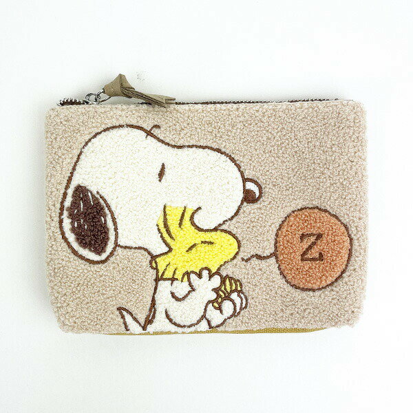 スヌーピー サガラ3ポケット ポーチ ハグ 小物入れ ポーチ SNOOPYのサムネイル