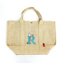 スヌーピー ジュートイニシャルバッグ〈R〉 ベージュ 天然素材 SNOOPY 送料込み