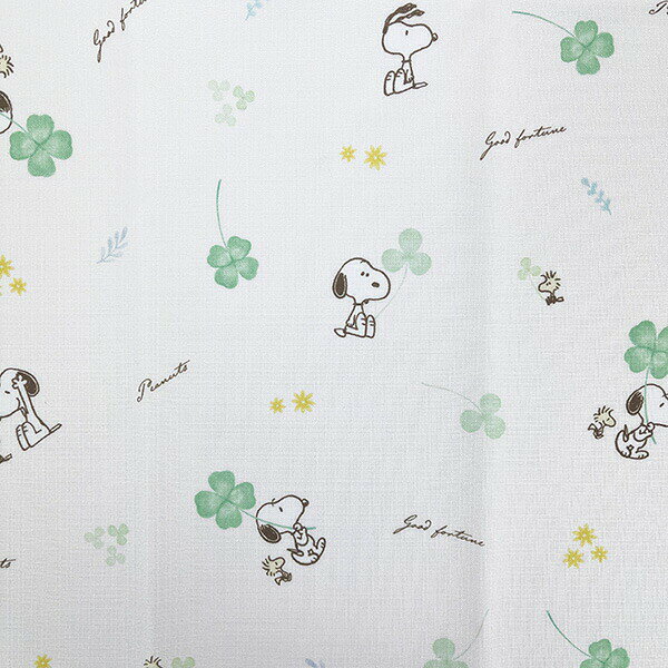スヌーピー ランチョンマット フォーチュンクローバー グリーン ランチ SNOOPY