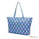 ミッフィー miffy 折りたたみトートバッグ ミッフィーアンドローズ ブルー バッグ 送料込み