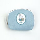 ミッフィー miffy ポーチ(ブルー) 小物入れ スプリングニットシリーズ