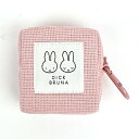 ミッフィー miffy ミニポーチ (ピンク) なかよしワッペンシリーズ 小物入れ
