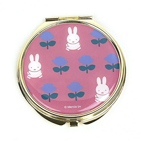 ミッフィー miffy MIFFY AND ROSE コンパクトミラー 日用品