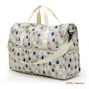 ミッフィー miffy メニー 折りたたみボストンバッグ(M) グレー トラベル 送料込み