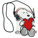スヌーピー ピローニットショルダーバッグ ハート SNOOPY 送料込み