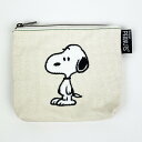 SNOOPY サガラキャンバス ティッシュポーチ 立ち テッシュケース 小物入れ 化粧ポーチ