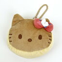 サンリオ ハローキティ パンケーキポーチ 小物入れ ぬいぐるみ ボールチェーン