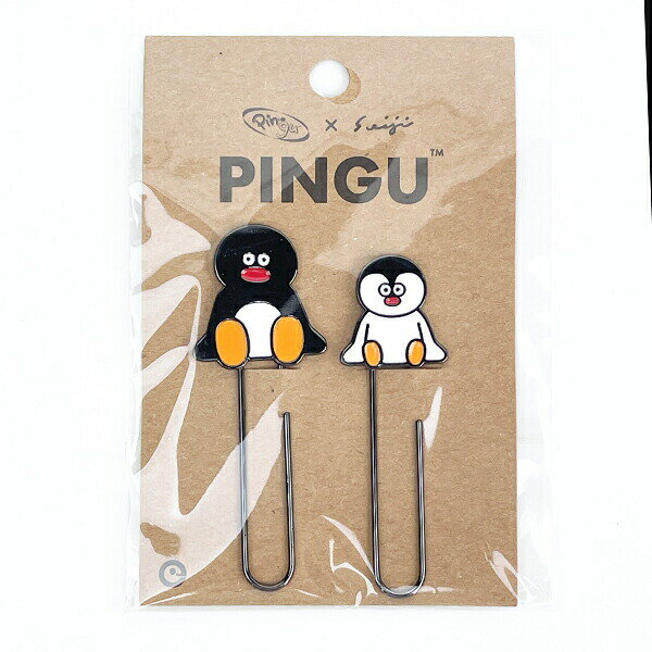 ピングー(PINGU)×松本セイジ メタルクリップセット（PINGU&PINGA） 文具