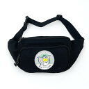 トムとジェリー シリコンアップリケ付ボディバッグ(ブラック) 送料込み