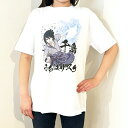 NARUTO(ナルト) うちはサスケ千鳥 Tシャツ(ホワイト) Mサイズ アパレル ジャンプ