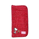 スヌーピー ミックス レッド どっとポーチ 小物入れ SNOOPY(4)