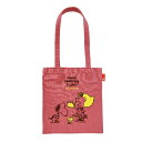 スヌーピー ミニトートバッグ ピンク SNOOPY