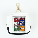 スヌーピー PEANUTS 75th ミニポーチ (ホワイト) SNOOPY