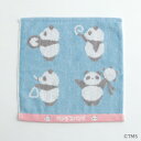 パンダコパンダ ジャガードハンカチ (ブルー)