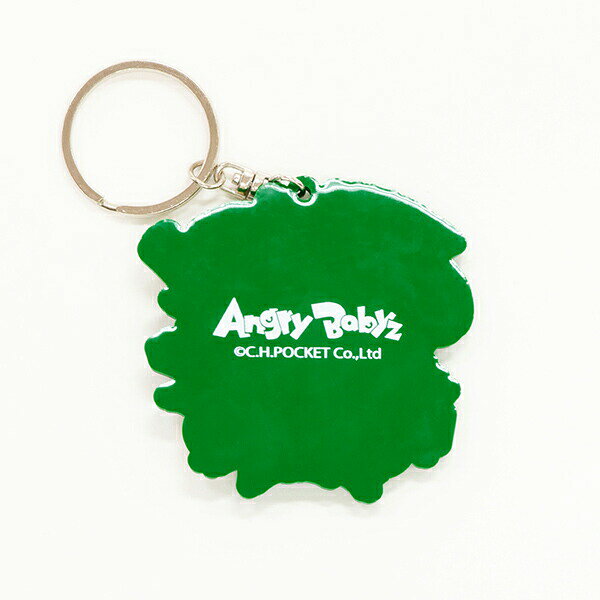 angrybabyz アンベビ ラバーストラップ バフ キーホルダー