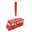 スヌーピー バス型ローラークリーナー レッド 掃除用品 SNOOPY(3)