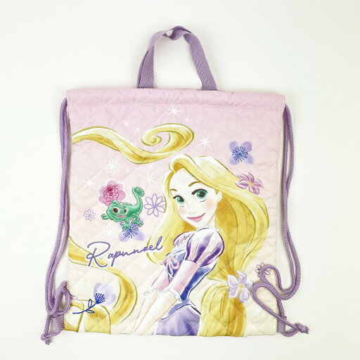ディズニー プリンセス ラプンツェル キルトナップザック ラベンダー バッグ リュック スクール キッズ Disney ディズニー プリンセス ラプンツェル キルトナップザック ラベンダー バッグ リュック スクール キッズ Disney